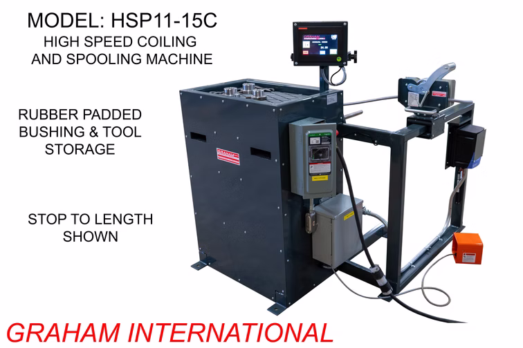 HSP11-15C High Speed Coiling & Spooling Machine | Graham International