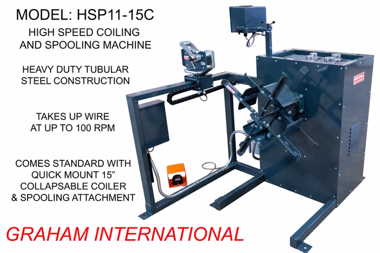 HSP11-15C High Speed Coiling & Spooling Machine - View 2