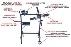 C68 Series Manual Coiling Machines - View 2