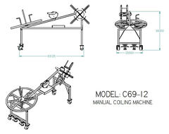 C69 Series Manual Coiling Machines with Turntable - View 7