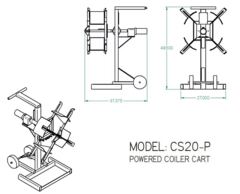 CS Series Mobile Coiling Cart - View 3