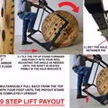 5059 Step Lift / Tip-Up Payout Cart - View 3