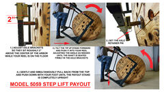 5059 Step Lift / Tip-Up Payout Cart - View 3