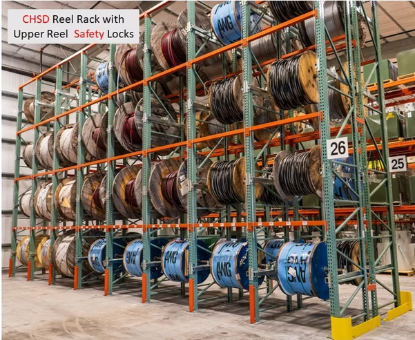 CHSD Single Depth Center Hung Reel Rack 10,000 LB. - View 2