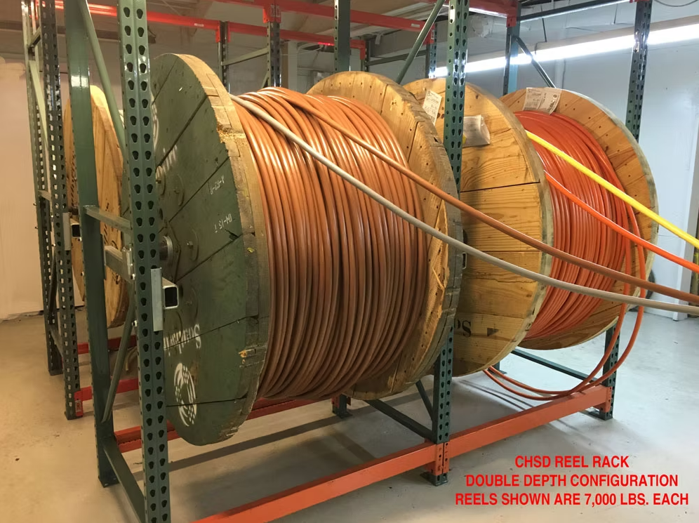 CHSD Single Depth Center Hung Reel Rack 10,000 LB. - View 4