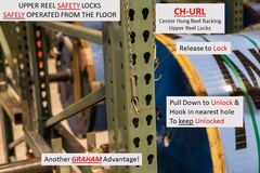 CHSD Single Depth Center Hung Reel Rack 10,000 LB. - View 8