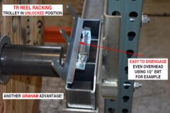 TR Double Depth Reel Rack 5,000 LB. - View 4
