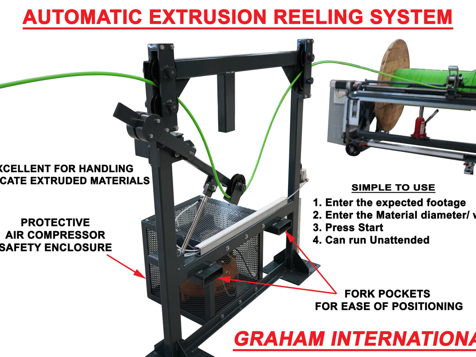 Automatic Extrusion Reeling System - View 3