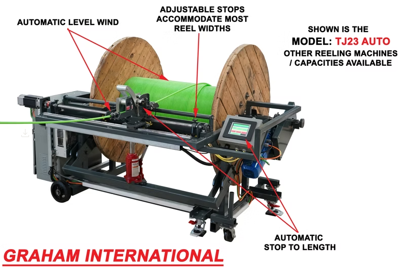 Automatic Extrusion Reeling System - View 2