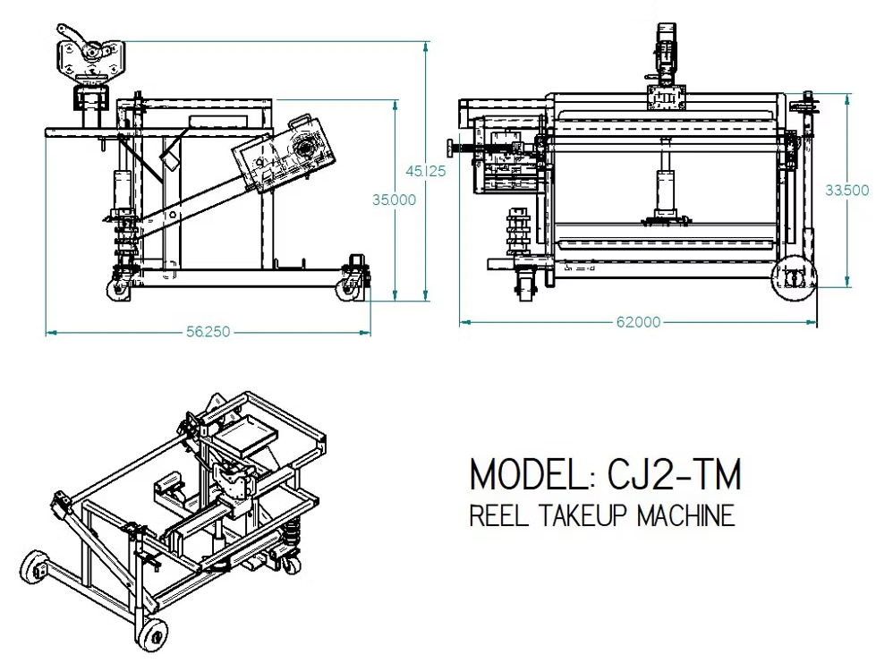 CJ2TM Reel Takeup Machine - View 6