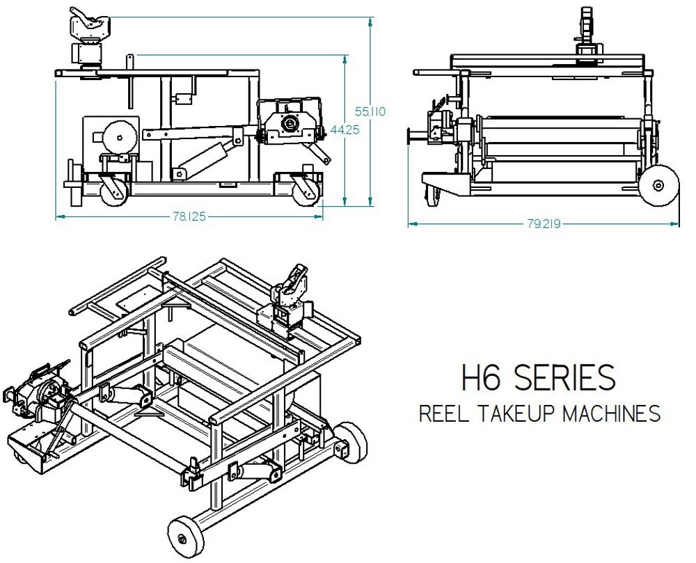 H6T Series Reel Takeup Machines - View 4