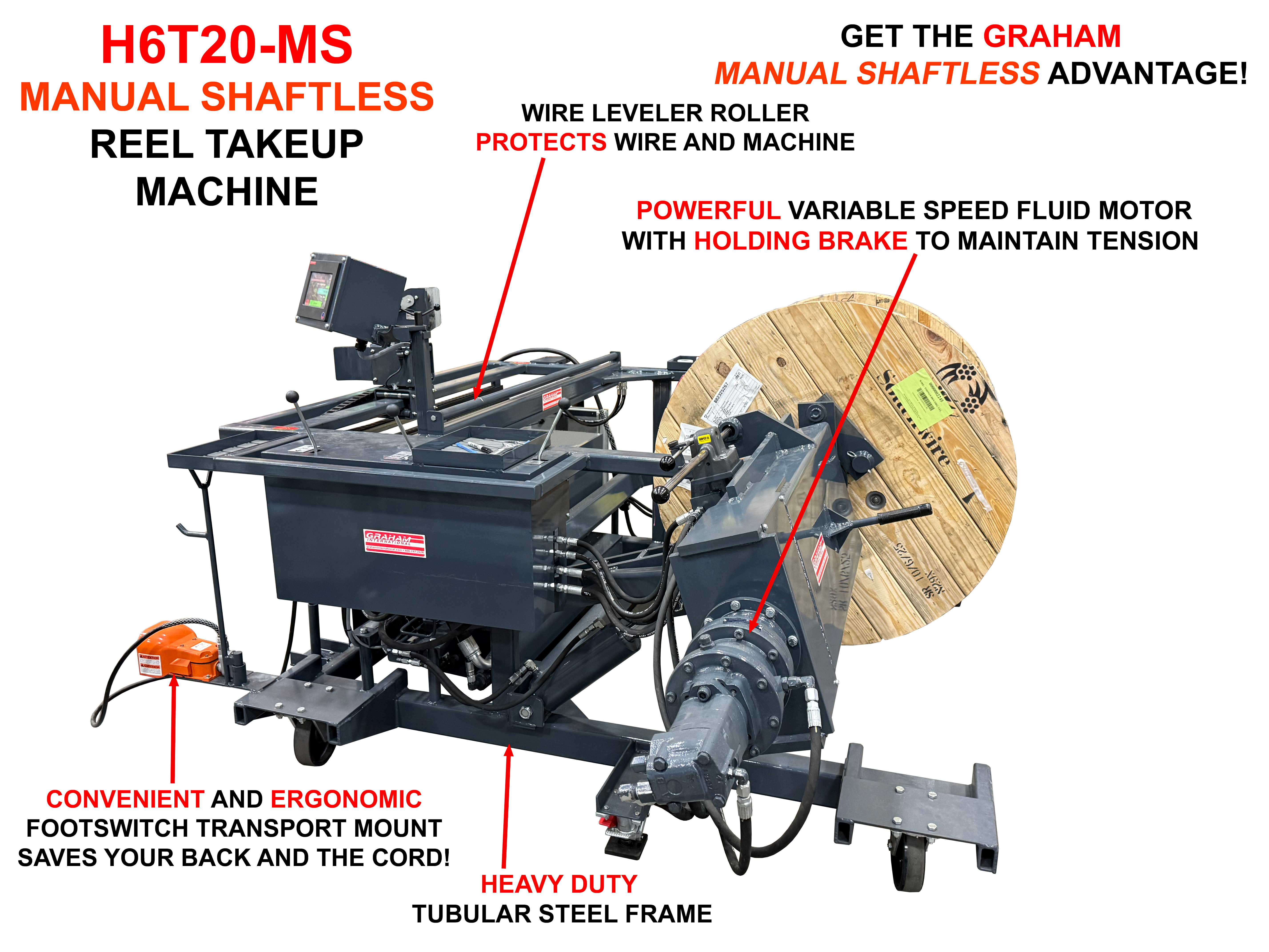 H6T20-MS Manual Shaftless Takeup Machine - View 2
