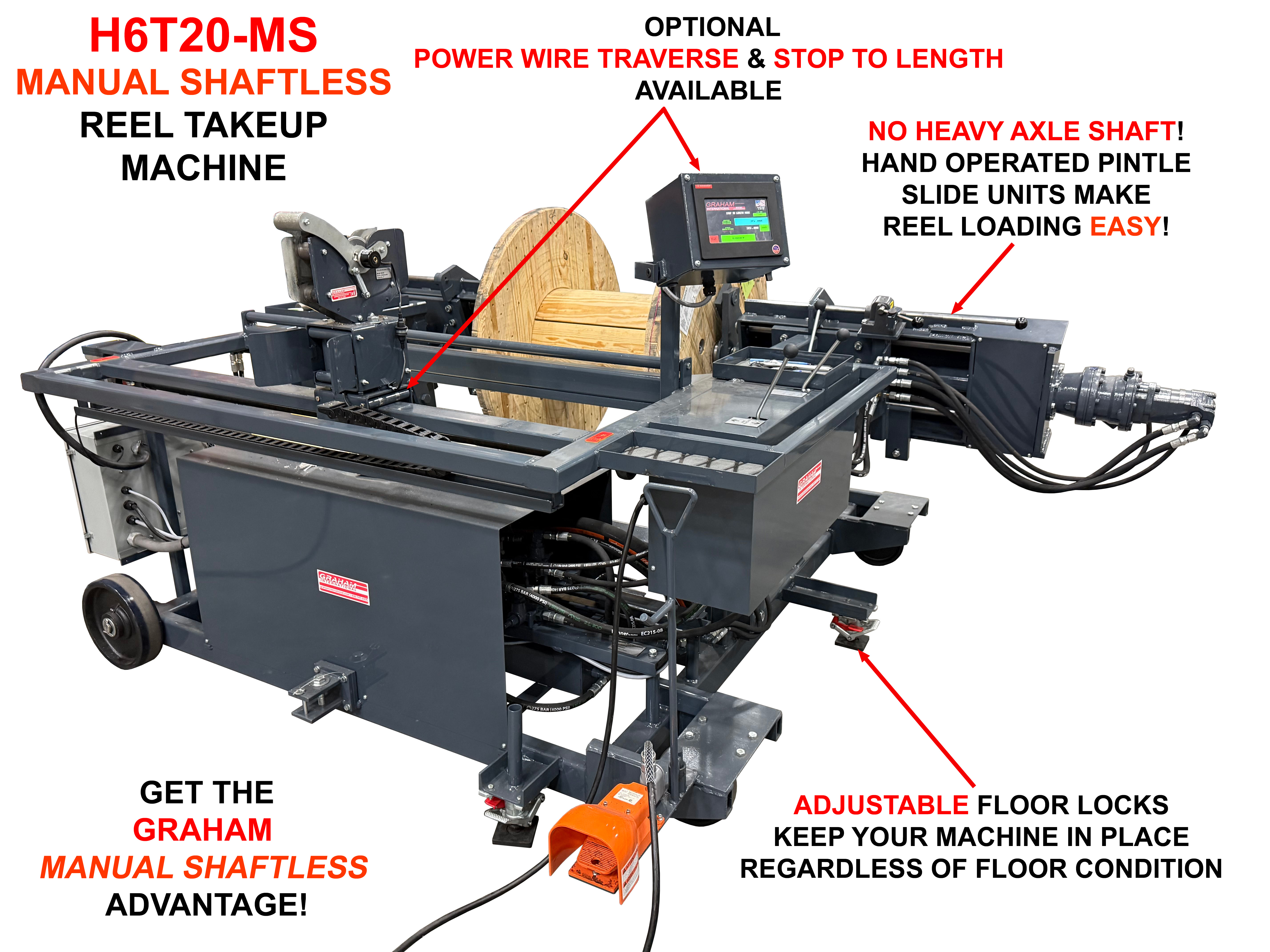 H6T20-MS Manual Shaftless Takeup Machine - View 4