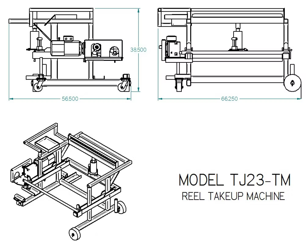 TJ23TM Reel Takeup Machine - View 7